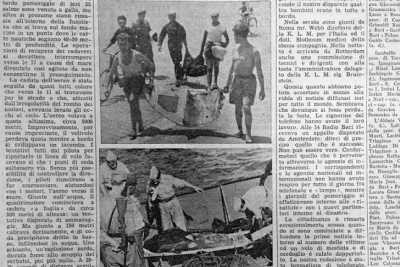 Bari e il suo disastro aereo: nel 1949 un volo precipit� a un km dalla costa